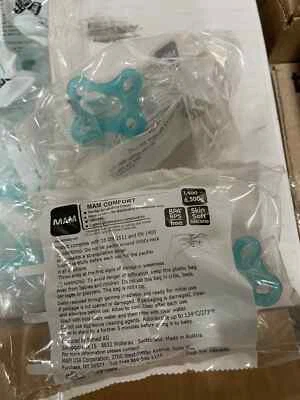 5-PACK / MAM Comfort Baby Pacifier, 100% Lightweight Silicone, 0-2mth EXP: 10/28 - Image 1 of 4