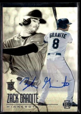 2018 Panini Chronicles Zack Granite Illusions Autographs HS - Image 1 of 2