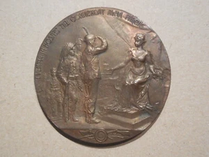 medal for shooting competition Roma Italy 1902 size 60mm - Picture 1 of 2
