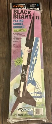 Estes Black Brant II Model Rocket #1958 - NEW FULLY SEALED PACKAGE!! - Image 1 of 4