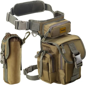 Multifunzionale Drop Leg Marsupio, Militare Tattico Coscia Hip Outdoor Confezion - Foto 1 di 12