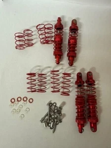 Dual Spring Oil Shock Absorbers for Tamiya Lunchbox - CW-01 - Red - Picture 1 of 10
