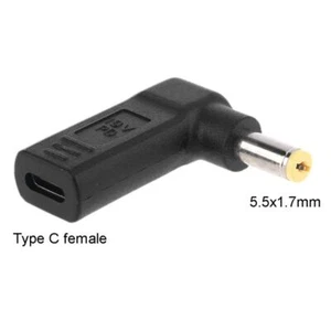 Type C Female to 5.5x1.7mm for DC Power Adapter for for 5315 5630 57 - Photo 1/8