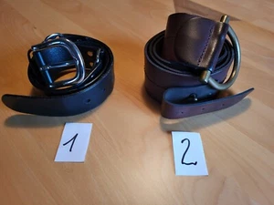 Damen Gürtel - braun - Leder - 85cm - einzeln verkauft - Bild 1 von 3