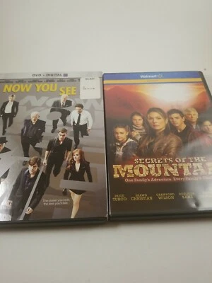 2 DVD Lot Now You See Me & Secrets Of The Mountain - Image 1 of 4