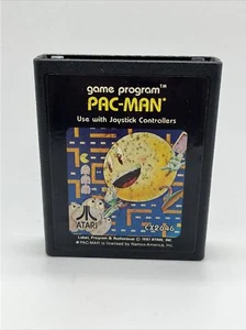 Pac-Man (Atari 2600, 1981) Authentic Atari Game Cartridge. FREE SHIPPING - Picture 1 of 3