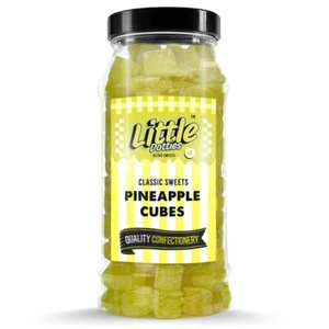 Pineapple Cubes Retro Sweets Gift Jar by Little Dotties - Picture 1 of 1