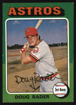 1975 Topps Mini #165 Doug Rader VG/VGEX Astros 606651 - Image 1 of 2
