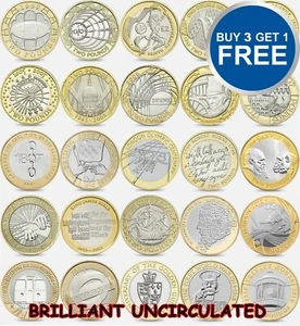 BRILLIANT UNCIRCULATED £2 TWO Pound Coins 1986 -2018 Choice of Year - Picture 1 of 2