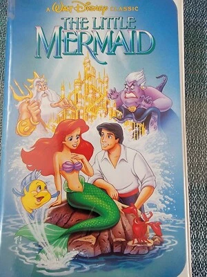 Оригинальная запрещенная видеокассета The Little Mermaid Disney Black Diamond - Изображение 1 из 4