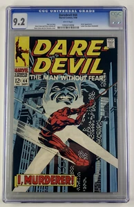 1968 Daredevil #44 Stan Lee & Gene Colan Marvel CGC 9.2 WHITE pages - Picture 1 of 4