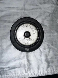 Vintage Western Electric D-164386 Milliamperes D C Gauge - Picture 1 of 3