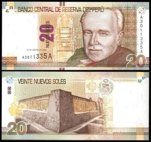 Peru - 20 Soles 2009 UNC P. 183 Lemberg-Zp - Picture 1 of 1