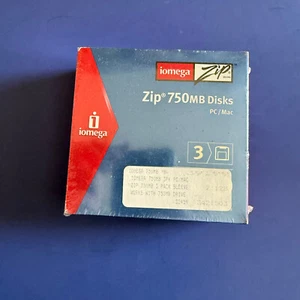 Iomega Zip Disk 750MB Cartridge 3-Pack - Picture 1 of 7