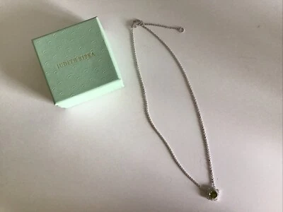 Collar Judith Ripka de plata de ley de 1,70 cttw peridoto de 18" a 20" Foto 1 de 4