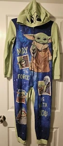 Star Wars Boys Size 10/12 Sleeper Onezy (One Piece Sleeper) Pajama  - Picture 1 of 8