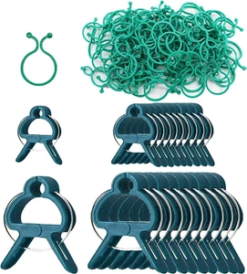 Generic 120 Piece Plant Clips Set, 100 Pieces Plant Twist Locks with 20 Pieces - Picture 1 of 7