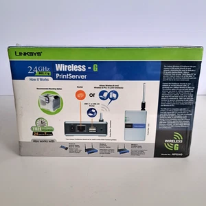 New Factory Sealed Linksys WPS54G Wireless G Print Server 54Mbps 802.11g - Picture 1 of 7