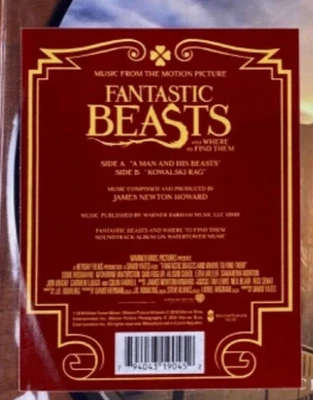 FANTASTIC BEASTS - Soundtrack Picture Disc Vinyl LP. Harry Potter. New & Sealed - Image 1 of 2