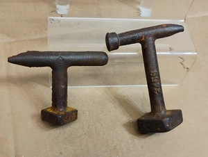 2 Stck. Mini Schraubenschlüssel mit Schneeklopfer Werkzeug Patent 7. September 1884 Pat 348.565 & mehr! - Bild 1 von 16