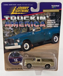 Johnny Lightning 1960s Studebaker Champ Pickup Truck Truckin America Series Gold - Picture 1 of 6