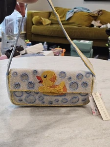  Hecho en la India Pato de Goma Burbuja Baño Cuentas Pato Bolso de Hombro Cartera Tiktok - Imagen 1 de 8