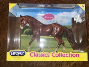 Breyer Classics Collection #916 Castagno Quarto Cavallo Caballo Quarter NISB - Foto 1 di 6