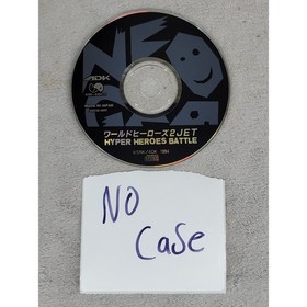 World Heroes 2 Jet Hyper Heroes Battle Neo Geo CD SNK ADK Japan ADCD-007 Disc
