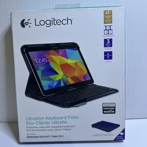Logitech Ultrathin Keyboard Folio Samsung Tab 4 10.1 (920-006918) - Opened Box - Picture 1 of 8
