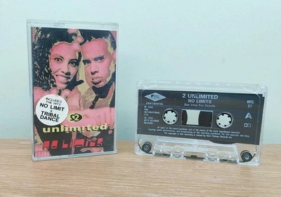 2 Unlimited No Limits Cassette Tape Album 1993 - Dance Electronic - Image 1 of 4