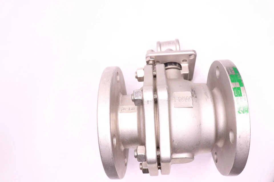 FNW Figure Full Port Flanged 150# Ball Valve Stainless Steel 3" 600C - No Handle - Image 1 of 1