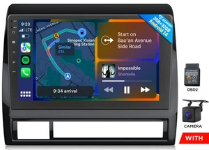 CAM+OBD+For Toyota Tacoma 2009 9" Car Stereo Radio GPS Android 14 Head Unit WiFi - Picture 1 of 20