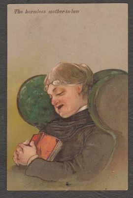 U.S. - MINT POST CARD - HARMLESS MOTHER-IN-LAW - Image 1 of 2