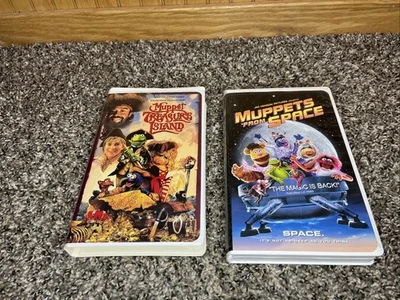 Muppet Treasure Island& Muppets From Space Clamshell VHS Tapes, Jim Henson - Image 1 of 4