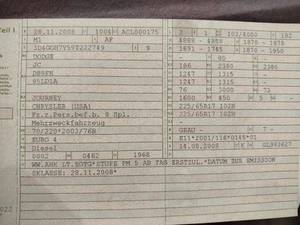 dodge journey van 2008 jc 2.0 crd - Bild 1 von 15