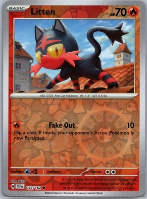 Litten, SV05: Temporal Forces, 032/162, Common, NM - Image 1 of 2