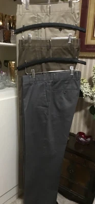 批量 3 件 Handsome 男式 Dockers 签名卡其色 休闲礼服 休闲裤 31x32 — 第 1/4 张图片