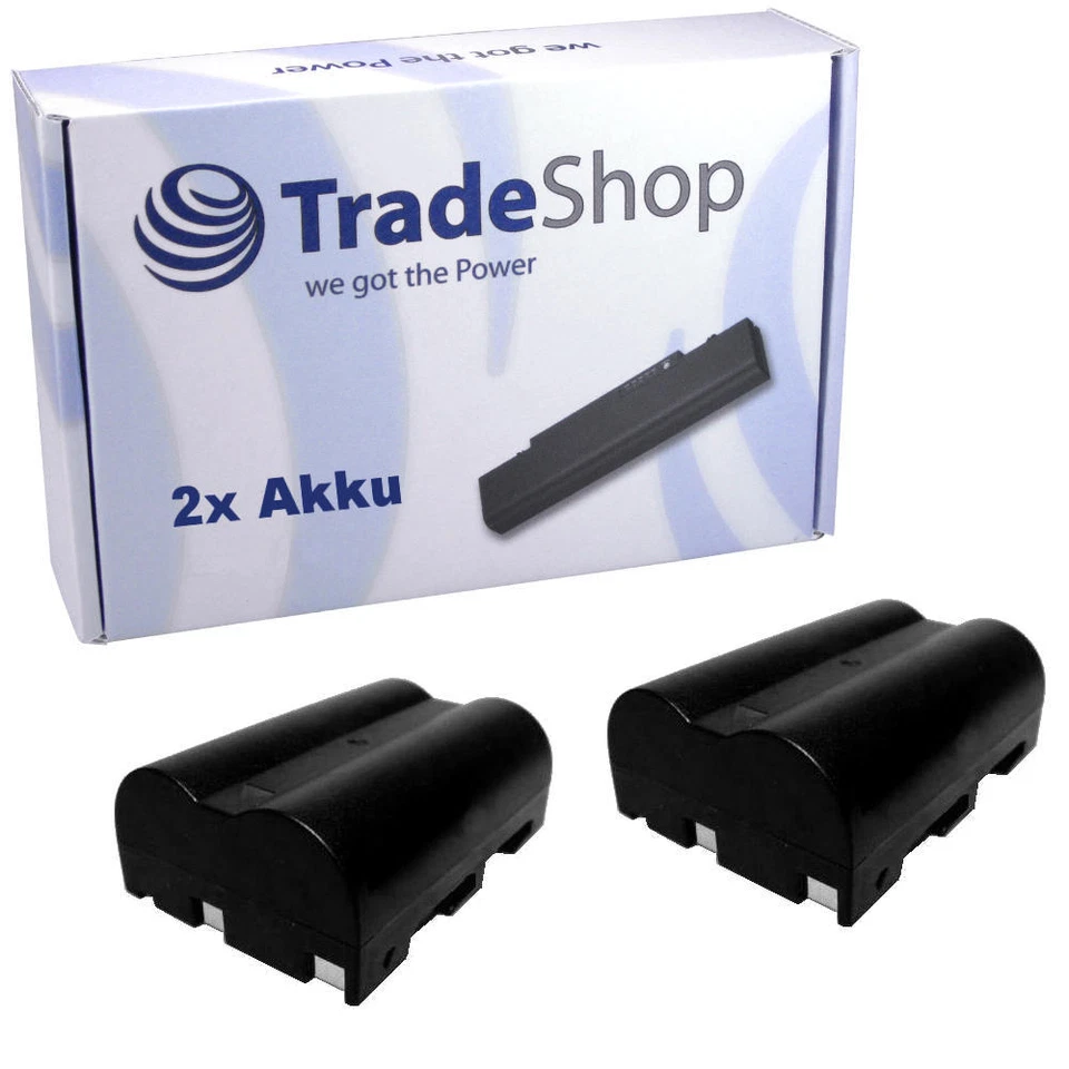 2x Akku 2000mAh Pentax K100D K100-D K-100D K-100-D DLi-50 DL-i5 - Bild 1 von 1