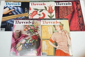 5 Vintage Ausgaben FÄDEN Nähzeitschriften 1989 Nummern 21, 22, 23, 24, 25 - Bild 1 von 1