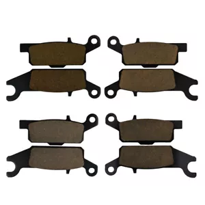 4 Pair Front Rear Brake Pads for Yamaha Grizzly 550 YFM 550 09-12 YFM 700 07-12 - Picture 1 of 5