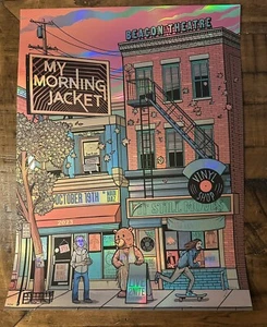 My Morning Jacket FOIL Poster 10/19/23 -Beacon Theatre New York NYC MMJ Night 1 - Picture 1 of 4