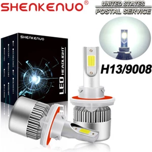 H13/9008 LED Headlight High Low Beam Bulbs for Ford Escape 2008-2012 Plug Play - Picture 1 of 12