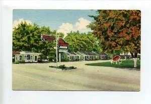 Goodlettsville TN Tenn Rest Haven Motel, 315 S Main St, postal de lino vintage - Imagen 1 de 2