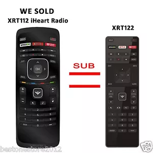 Vizio XRT112 XRT122 telecomando radio iHeart per E40-C2 E40x-C2 E390i-B1E E280i-B1 - Foto 1 di 2