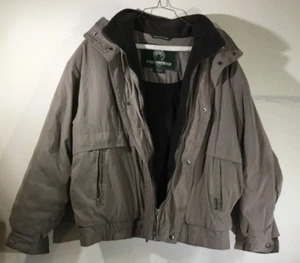 Weatherproof Mens Jacket Tan Large Zip Front; Poly Lining 100%; Fill 100% Poly - Picture 1 of 7