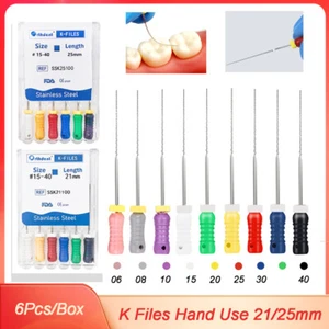 Dental Endo Wurzelkanalfeile K-FEILEN Edelstahl Handgebrauch 21/25 mm ORTHDENT - Bild 1 von 23