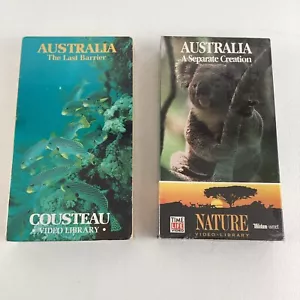Time Life Video VHS Tape Lot Australia Last Barrier Nature Library Vintage 90s - Picture 1 of 6