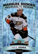 2019-20 O-Pee-Chee Platinum Arctic Freeze #167 MAX JONES  RC Rookie /99 Ducks 