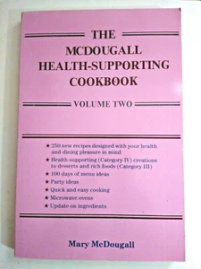 The McDougall Health-Supporting Cookbook Mary A. McDougall Recipes vol 2 - Imagen 1 de 2