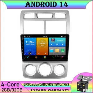 9"Android 14 Car Radio Stereo Carplay GPS SATNavi DAB For KIA Sportage 2004-2007 - Picture 1 of 13